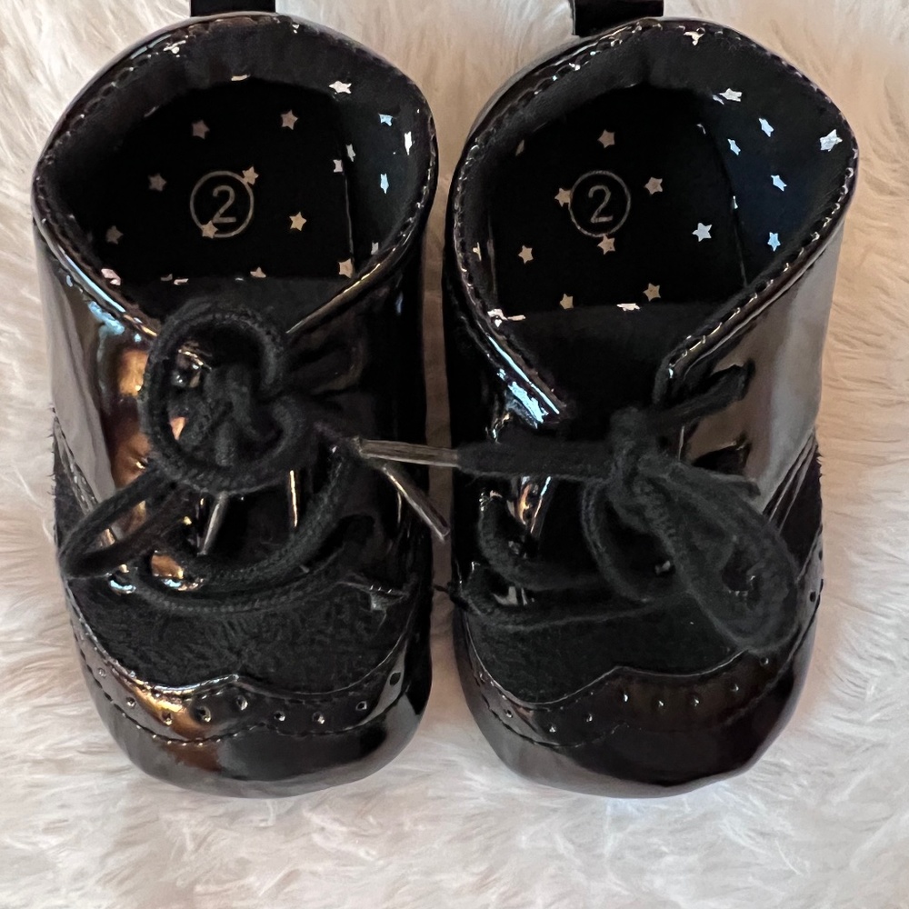 Infant dress shoes perfect for holiday photos